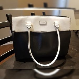 Kate Spade Black & White Maeve Purse